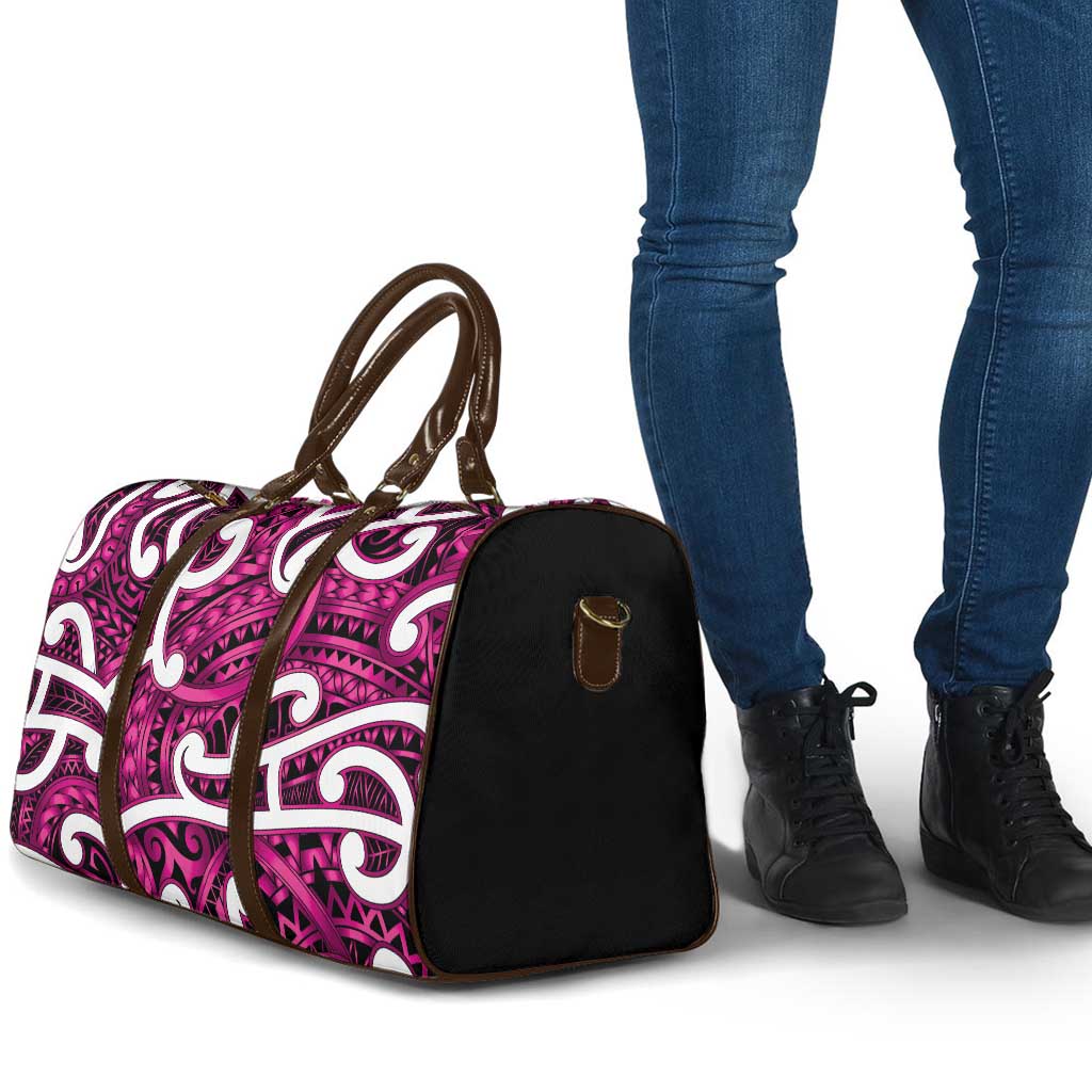 Aotearoa Maori Kowhaiwhai Travel Bag Mawhero Puhoro and Patiki LT9 - Polynesian Pride