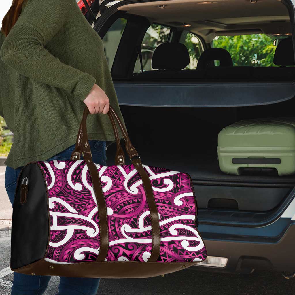 Aotearoa Maori Kowhaiwhai Travel Bag Mawhero Puhoro and Patiki LT9 - Polynesian Pride