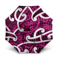 Aotearoa Maori Kowhaiwhai Umbrella Mawhero Puhoro and Patiki