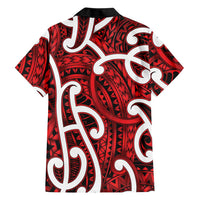 Aotearoa Maori Kowhaiwhai Family Matching Puletasi and Hawaiian Shirt Whero Puhoro and Patiki LT9 - Polynesian Pride
