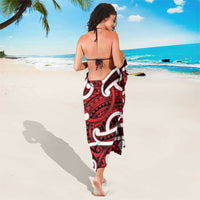 Aotearoa Maori Kowhaiwhai Sarong Whero Puhoro and Patiki LT9 - Polynesian Pride