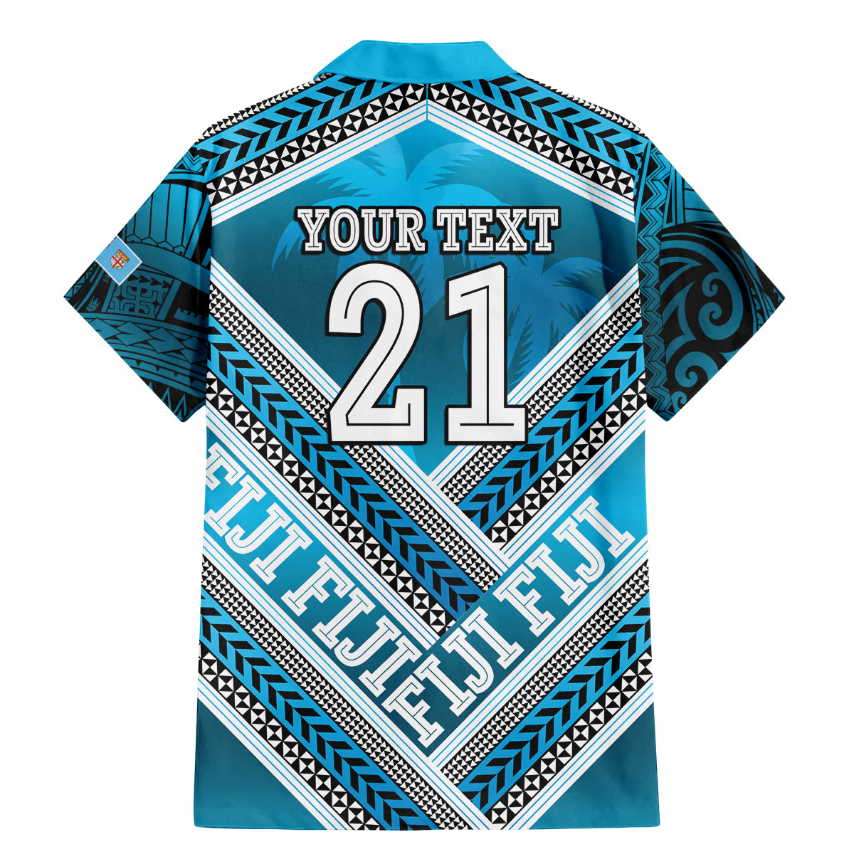 Custom Fiji Rugby Family Matching Mermaid Dress and Hawaiian Shirt Fijian Warrior With Polynesian Tribal Tattoos