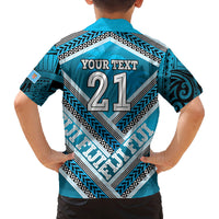 Custom Fiji Rugby Family Matching Puletasi and Hawaiian Shirt Fijian Warrior With Polynesian Tribal Tattoos LT9 - Polynesian Pride