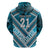 Custom Fiji Rugby Hoodie Fijian Warrior With Polynesian Tribal Tattoos