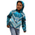 Custom Fiji Rugby Kid Hoodie Fijian Warrior With Polynesian Tribal Tattoos