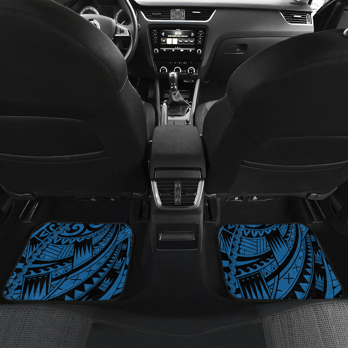 Custom Manuma Samoa Rugby Car Mats Ula fala Samoan Siva Tau Tribal
