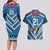 Custom Manuma Samoa Rugby Couples Matching Long Sleeve Bodycon Dress and Hawaiian Shirt Ula fala Samoan Siva Tau Tribal