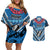 Custom Manuma Samoa Rugby Couples Matching Off Shoulder Short Dress and Hawaiian Shirt Ula fala Samoan Siva Tau Tribal