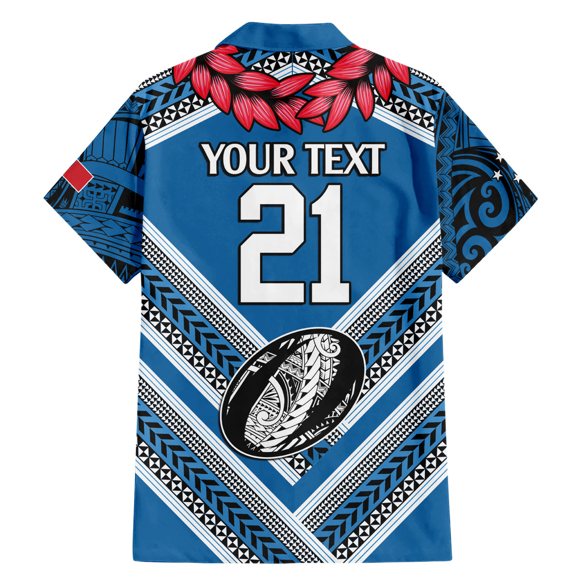 Custom Manuma Samoa Rugby Family Matching Short Sleeve Bodycon Dress and Hawaiian Shirt Ula fala Samoan Siva Tau Tribal