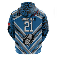 Custom Manuma Samoa Rugby Hoodie Ula fala Samoan Siva Tau Tribal