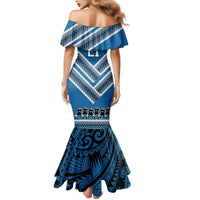 Custom Manuma Samoa Rugby Mermaid Dress Ula fala Samoan Siva Tau Tribal LT9 - Polynesian Pride