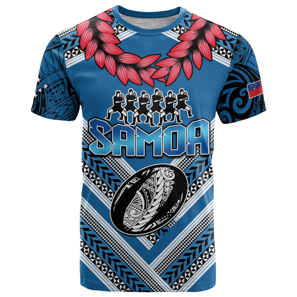 Custom Manuma Samoa Rugby T Shirt Ula fala Samoan Siva Tau Tribal