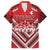 Custom Tonga Rugby Family Matching Off Shoulder Maxi Dress and Hawaiian Shirt Tonga Sipi Tau Ngatu Tribal Pattern