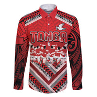 Custom Tonga Rugby Family Matching Summer Maxi Dress and Hawaiian Shirt Tonga Sipi Tau Ngatu Tribal Pattern