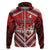 Custom Tonga Rugby Hoodie Tonga Sipi Tau Ngatu Tribal Pattern