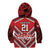 Custom Tonga Rugby Kid Hoodie Tonga Sipi Tau Ngatu Tribal Pattern