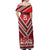 Custom Tonga Rugby Off Shoulder Maxi Dress Tonga Sipi Tau Ngatu Tribal Pattern