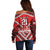 Custom Tonga Rugby Off Shoulder Sweater Tonga Sipi Tau Ngatu Tribal Pattern