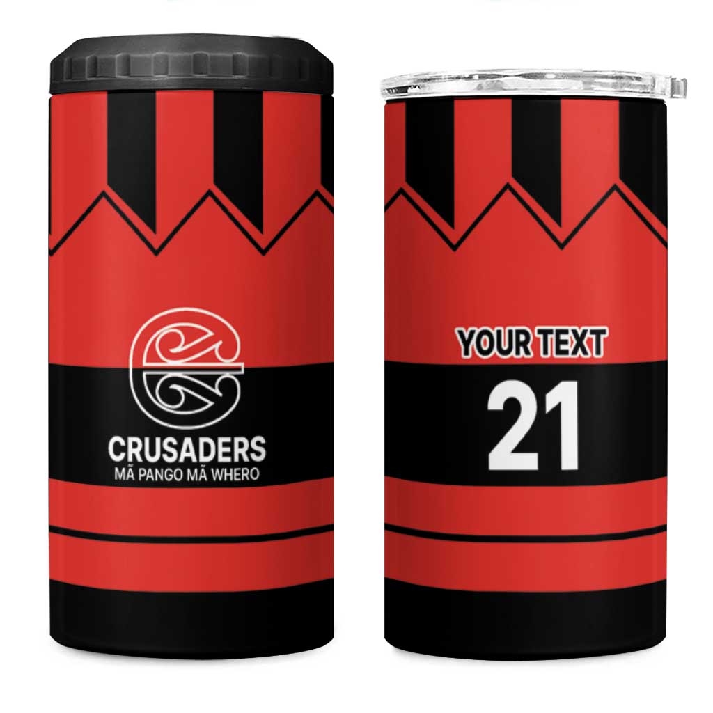 New Zealand Rugby Pacific Custom 4 in 1 Can Cooler Tumbler Whatumoana Classic Retro 2025 LT9 One Size: 16 oz Red - Polynesian Pride