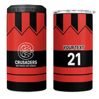 New Zealand Rugby Pacific Custom 4 in 1 Can Cooler Tumbler Whatumoana Classic Retro 2025 LT9 One Size: 16 oz Red - Polynesian Pride