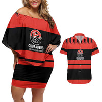 New Zealand Rugby Pacific Custom Couples Matching Off Shoulder Short Dress and Hawaiian Shirt Whatumoana Classic Retro 2025
