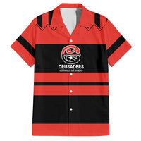 New Zealand Rugby Pacific Custom Family Matching Puletasi and Hawaiian Shirt Whatumoana Classic Retro 2025 LT9 Dad's Shirt - Short Sleeve Red - Polynesian Pride