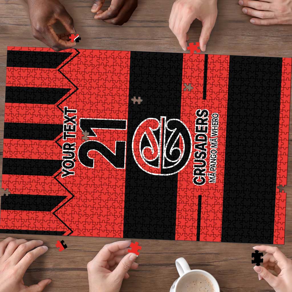 New Zealand Rugby Pacific Custom Puzzle Whatumoana Classic Retro 2025 - Polynesian Pride