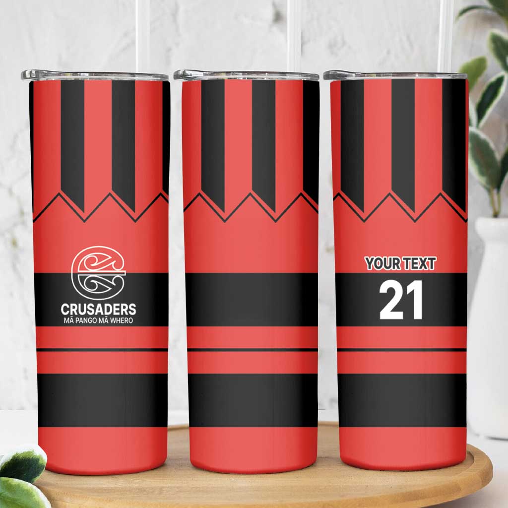 New Zealand Rugby Pacific Custom Skinny Tumbler Whatumoana Classic Retro 2025 LT9 - Polynesian Pride