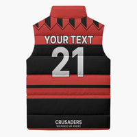 New Zealand Rugby Pacific Custom Sleeveless Puffer Jacket Whatumoana Classic Retro 2025 - Polynesian Pride