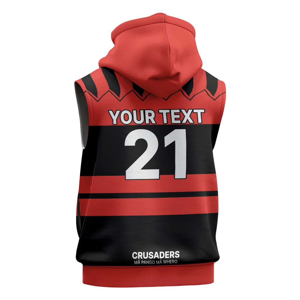 New Zealand Rugby Pacific Custom Sleeveless Zip Hoodie Whatumoana Classic Retro 2025 LT9 - Polynesian Pride