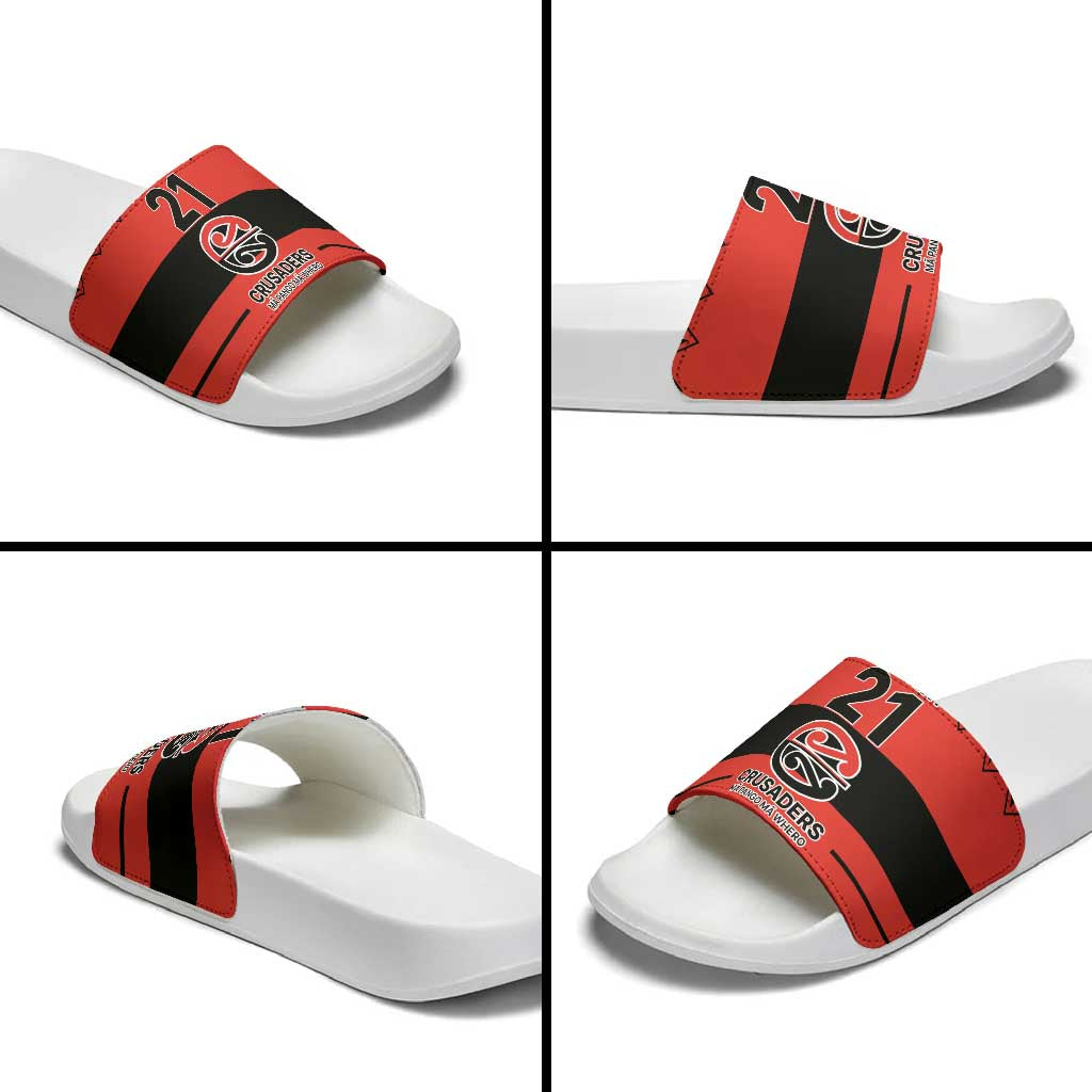 New Zealand Rugby Pacific Custom Slide Sandals Whatumoana Classic Retro 2025 LT9 - Polynesian Pride