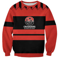 New Zealand Rugby Pacific Custom Sweatshirt Whatumoana Classic Retro 2025 LT9 Unisex Red - Polynesian Pride