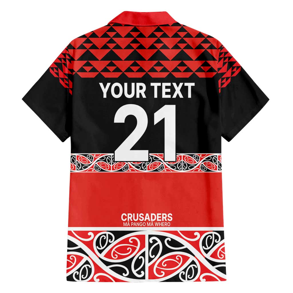 New Zealand Rugby Pacific Custom Family Matching Off Shoulder Maxi Dress and Hawaiian Shirt Whatumoana Maori Kowhaiwhai Pattern