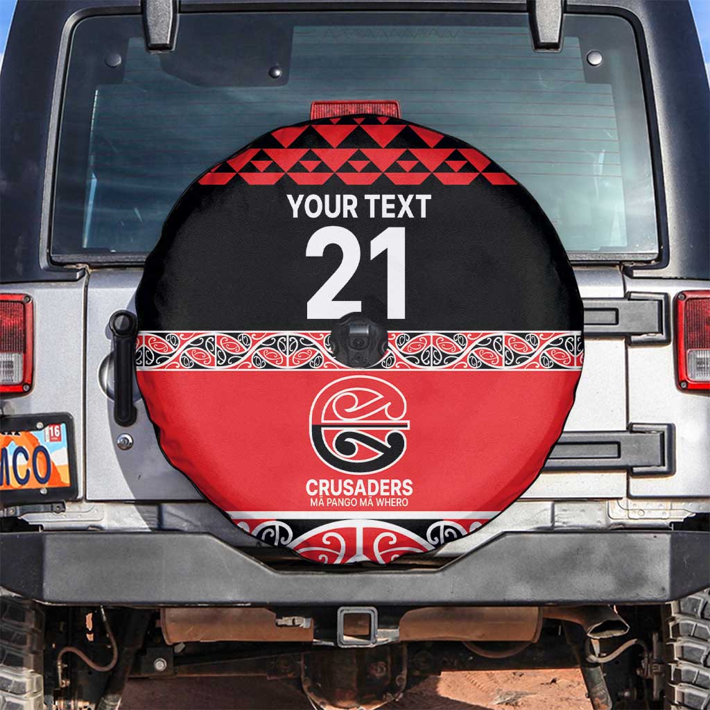 New Zealand Rugby Pacific Custom Spare Tire Cover Whatumoana Maori Kowhaiwhai Pattern