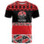 New Zealand Rugby Pacific Custom T Shirt Whatumoana Maori Kowhaiwhai Pattern