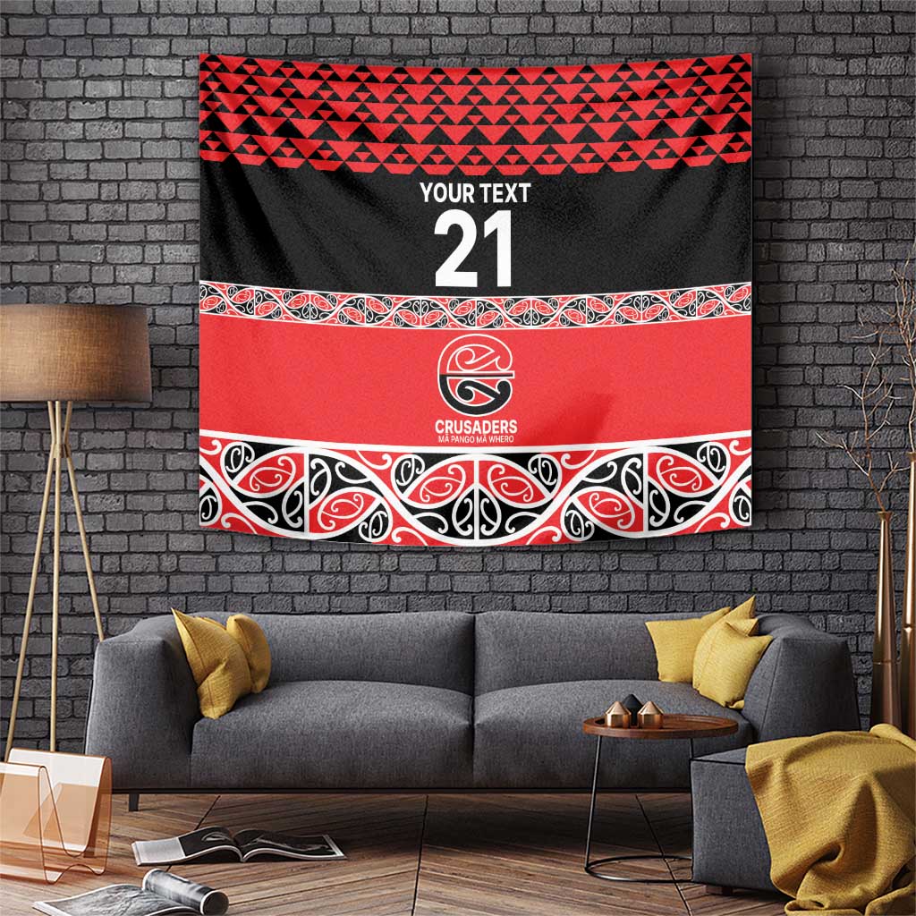 New Zealand Rugby Pacific Custom Tapestry Whatumoana Maori Kowhaiwhai Pattern