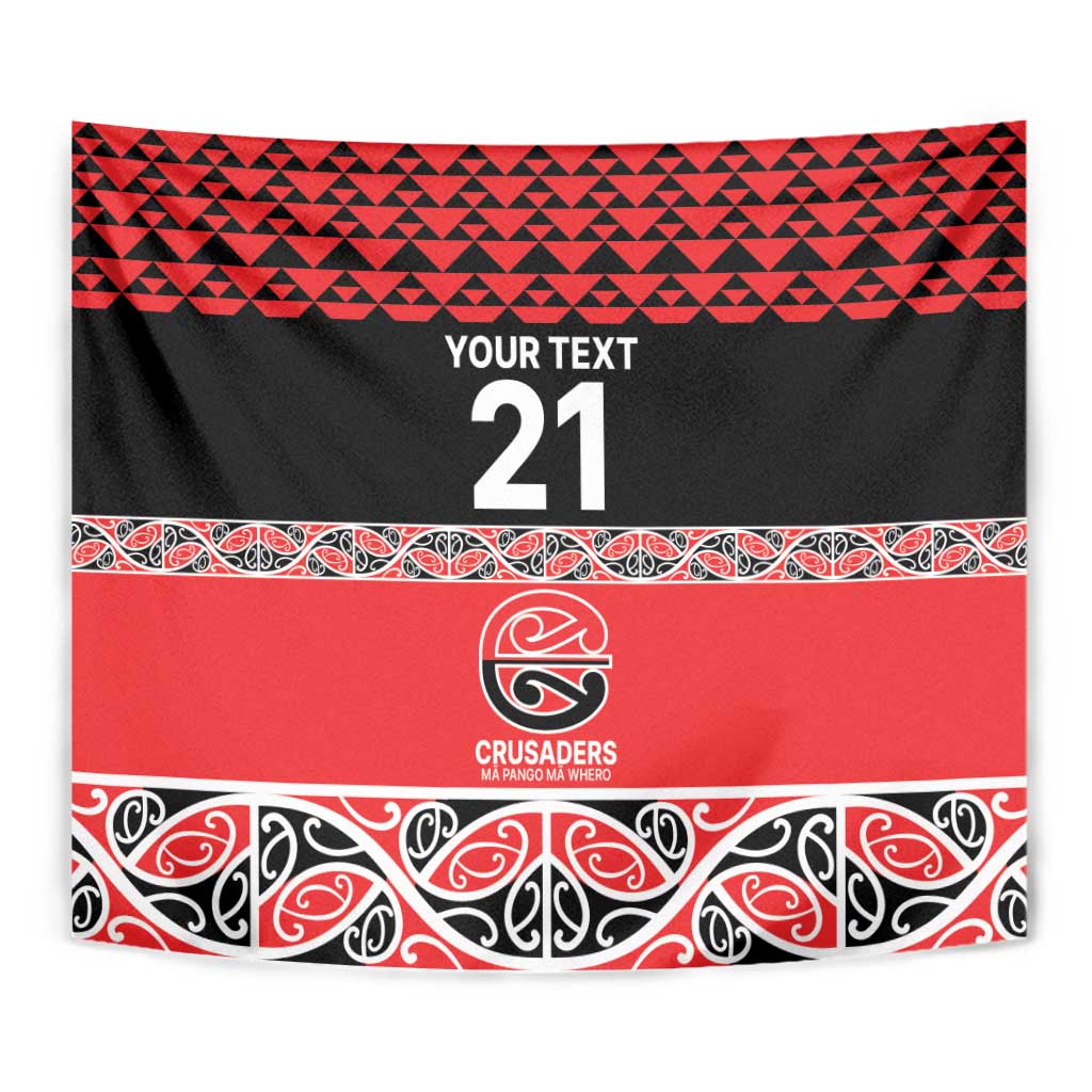 New Zealand Rugby Pacific Custom Tapestry Whatumoana Maori Kowhaiwhai Pattern