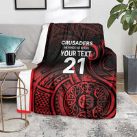 New Zealand Rugby Pacific Custom Blanket Whatumoana Maori Tribal Tattoo
