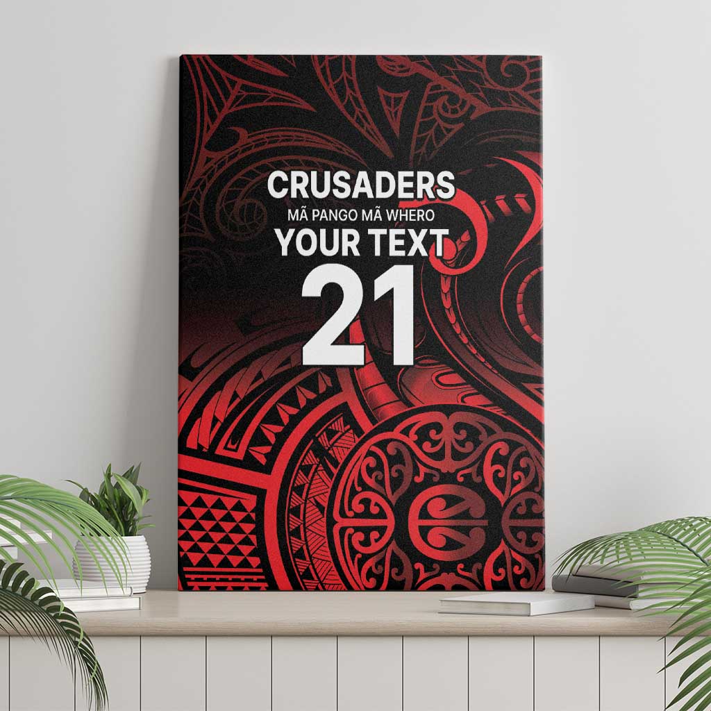 New Zealand Rugby Pacific Custom Canvas Wall Art Whatumoana Maori Tribal Tattoo