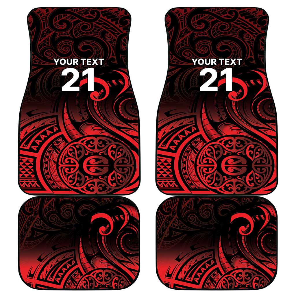 New Zealand Rugby Pacific Custom Car Mats Whatumoana Maori Tribal Tattoo LT9 - Polynesian Pride