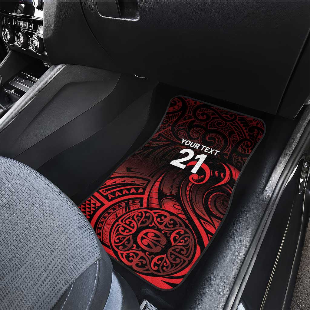 New Zealand Rugby Pacific Custom Car Mats Whatumoana Maori Tribal Tattoo LT9 - Polynesian Pride