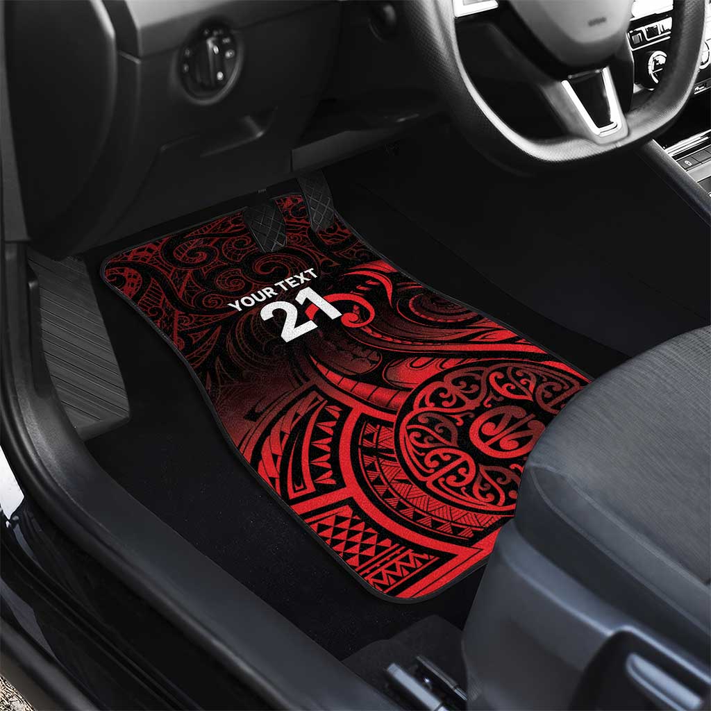 New Zealand Rugby Pacific Custom Car Mats Whatumoana Maori Tribal Tattoo LT9 - Polynesian Pride