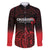 New Zealand Rugby Pacific Custom Family Matching Off The Shoulder Long Sleeve Dress and Hawaiian Shirt Whatumoana Maori Tribal Tattoo