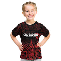 New Zealand Rugby Pacific Custom Kid T Shirt Whatumoana Maori Tribal Tattoo LT9 Gold - Polynesian Pride