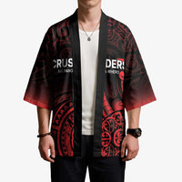 New Zealand Rugby Pacific Custom Kimono Whatumoana Maori Tribal Tattoo - Polynesian Pride