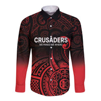 New Zealand Rugby Pacific Custom Long Sleeve Button Shirt Whatumoana Maori Tribal Tattoo LT9 Unisex Gold - Polynesian Pride