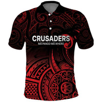 New Zealand Rugby Pacific Custom Polo Shirt Whatumoana Maori Tribal Tattoo LT9 Gold - Polynesian Pride