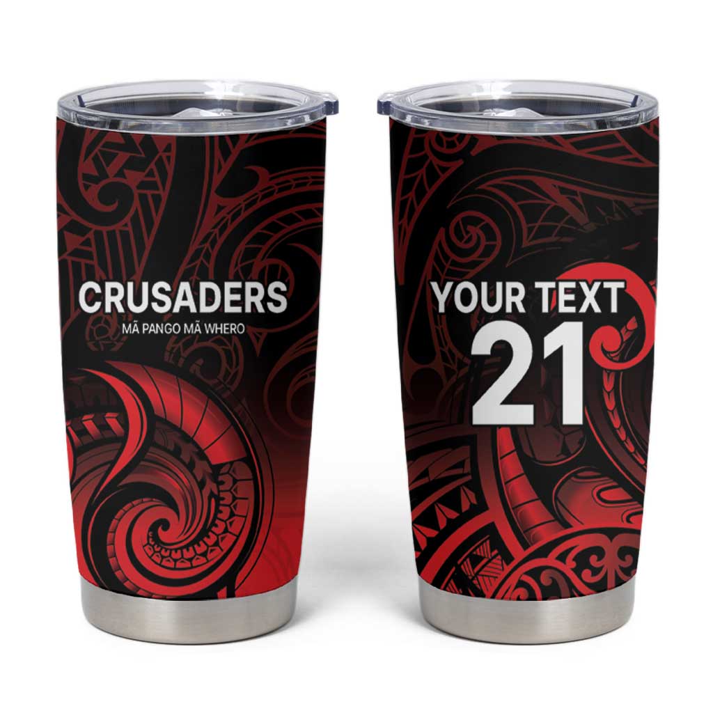 New Zealand Rugby Pacific Custom Tumbler Cup Whatumoana Maori Tribal Tattoo LT9 Gold - Polynesian Pride