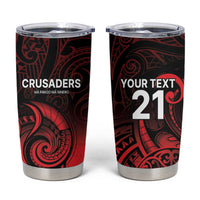 New Zealand Rugby Pacific Custom Tumbler Cup Whatumoana Maori Tribal Tattoo LT9 Gold - Polynesian Pride