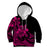 Polynesian Pride Plumeria Flowers Kid Hoodie Polynesian Tribal Pink Vibe LT9 Hoodie Pink - Polynesian Pride
